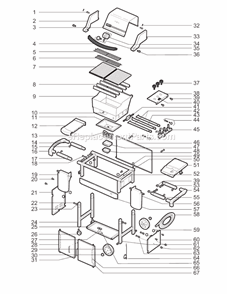 Page A Diagram and Parts List for 6831301 2005 Weber Grill