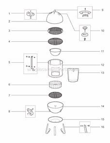 Part Location Diagram of 63028 Weber Thermometer