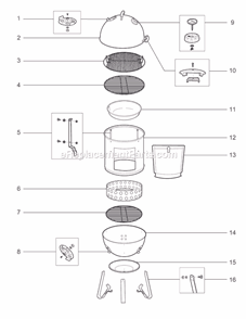 Page A Diagram and Parts List for 731001 2009 Weber Grill