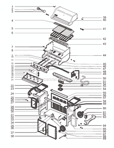 Part Location Diagram of 42937 Weber RHS Wheel Frame