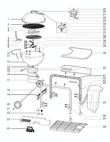 Part Location Diagram of 78844 Weber Tool Holder