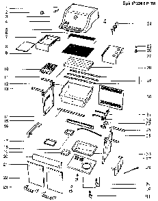 Cabinet Assembly Diagram and Parts List for SPIRIT320LP 2009 Weber Built-In Cooking