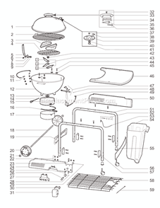 Part Location Diagram of 78772 Weber Controls Cover Hinged