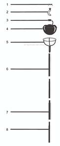 Page A Diagram and Parts List for 9051  Weber Lighting