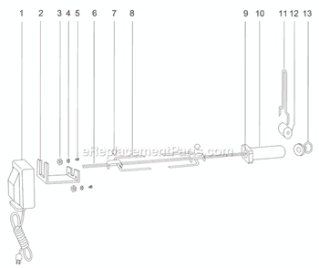 Page A Diagram and Parts List for 9290  Weber Grill Accessories
