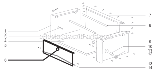 Page A Diagram and Parts List for 9500  Weber Grill Accessories
