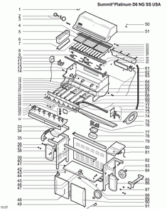 Diagram Diagram and Parts List for 7890009  Weber Grill