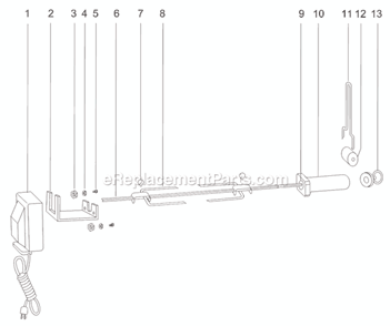 Page A Diagram and Parts List for 9890  Weber Grill Accessories