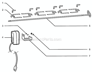 Page A Diagram and Parts List for 9971  Weber Grill Accessories