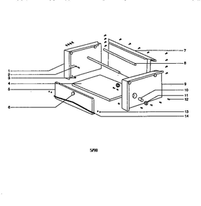 Summit 475 Insulated Sleeve Diagram and Parts List for SUMMIT 475  Weber Grill