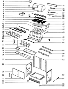 Part Location Diagram of 70878 Weber NG manifold assembly