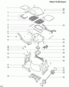 Part Location Diagram of 66543 Weber Hardware For Lid