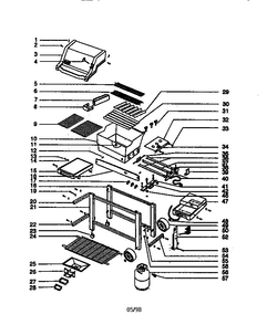 Platinum Diagram and Parts List for 891601 BLACK Weber Grill
