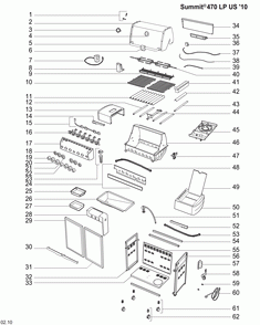 Part Location Diagram of 66327 Weber Door assm