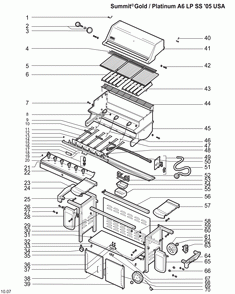 Part Location Diagram of 85312 Weber Grate Cook Ss 12-inch Sum (set