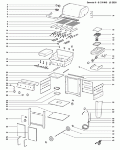 Part Location Diagram of 67425 Weber PNL RHS NG CC GEN 19
