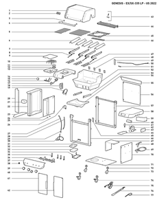 Part Location Diagram of 71497 Weber SENSOR TANK SCALE GEN 22 BB