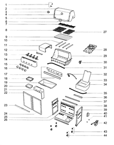 Part Location Diagram of 62119 Weber Handle lgt
