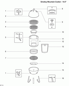Part Location Diagram of 85037 Weber Grommet