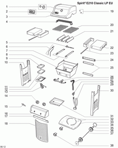 Part Location Diagram of 64810 Weber Lhs Panel Assembly, Spirit 14
