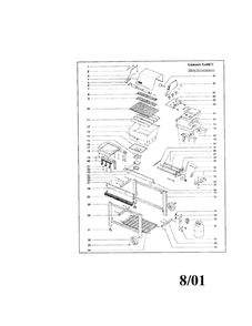 Part Location Diagram of 97288 Weber Sideburner coupling