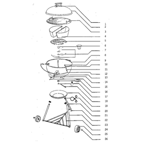 Replacement Parts Diagram and Parts List for ONE-TOUCHPLUS90000  Weber Built-In Cooking