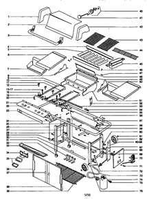 Part Location Diagram of 97282 Weber Wire rack