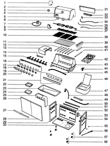 Part Location Diagram of 84115 Weber Hardware
