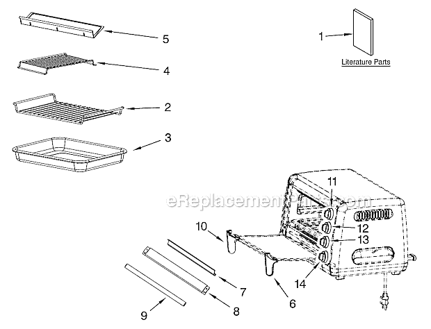Page A Diagram and Parts List for KCO111  KitchenAid Miscellaneous
