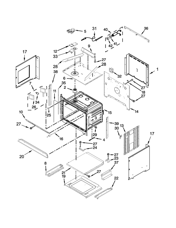 Oven Parts Diagram and Parts List for KEMS379BWH01  KitchenAid Microwave