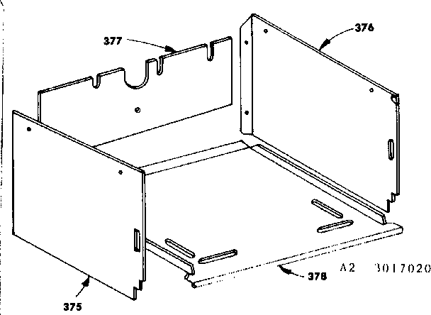 Optional Liner Kit Diagram and Parts List for 1553017020  Kenmore Range