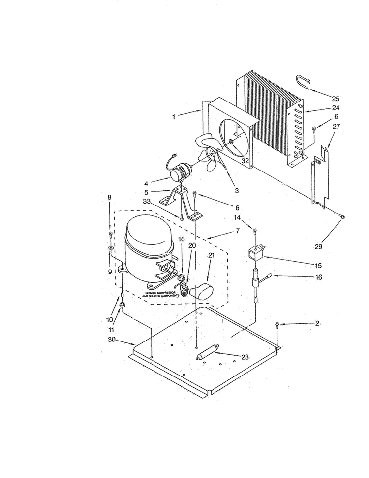 Unit Diagram and Parts List for BR51IMWA0  Whirlpool Ice Maker