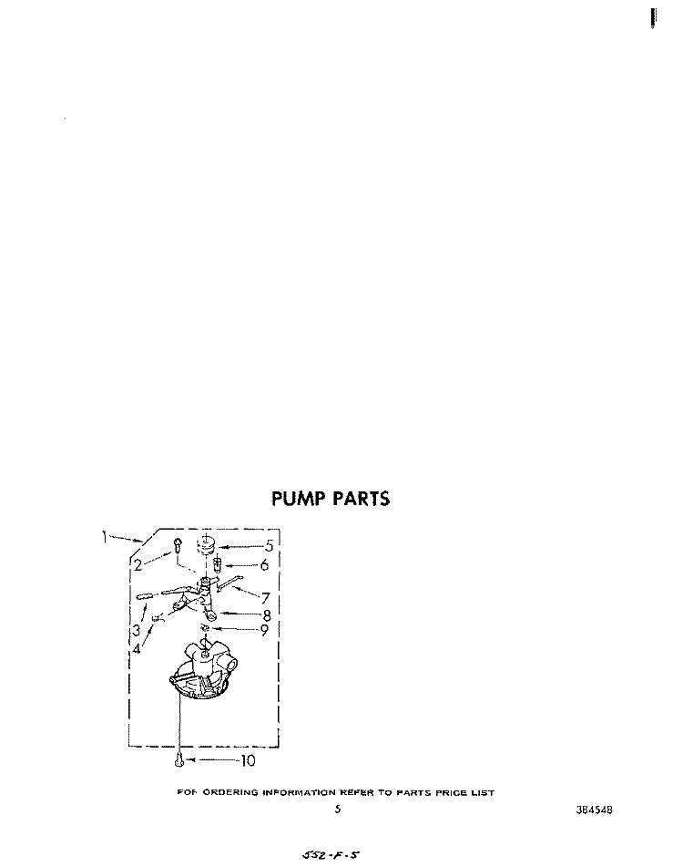 PUMP Diagram and Parts List for LA5300XMW0  Whirlpool Washer
