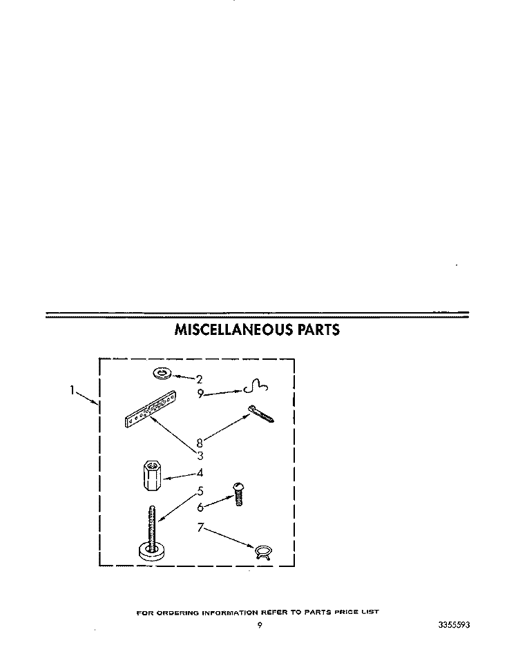 MISCELLANEOUS Diagram and Parts List for KAWE742WAL1  KitchenAid Washer