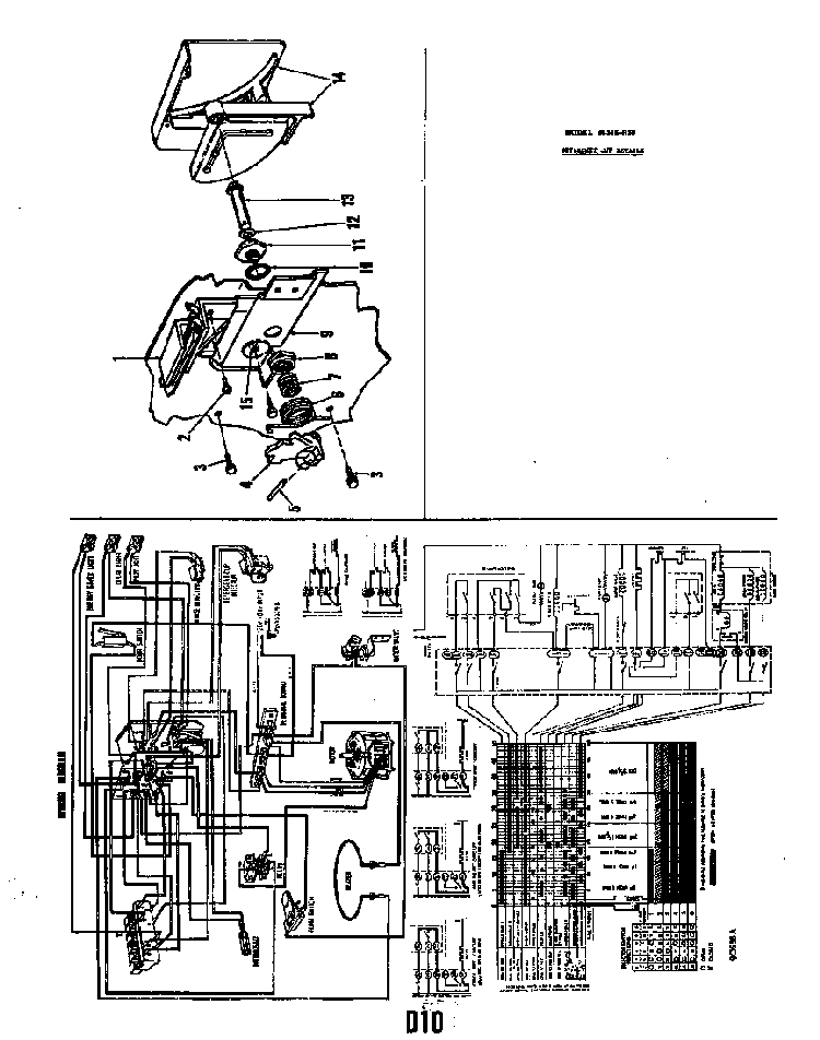 Detergent Cup Model 8586-h30 Diagram and Parts List for 8586H30  Roper Dishwasher