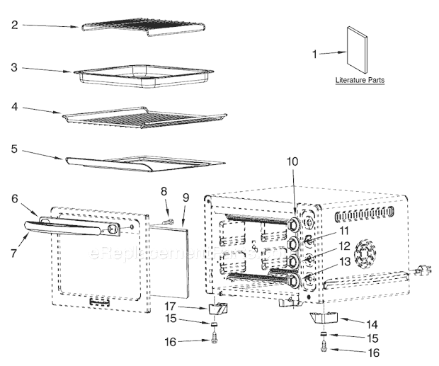 Page A Diagram and Parts List for KCO223 Series 0 KitchenAid Miscellaneous
