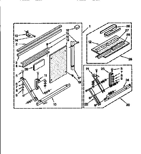 Installation Diagram and Parts List for 1069722991  Kenmore Air Conditioner