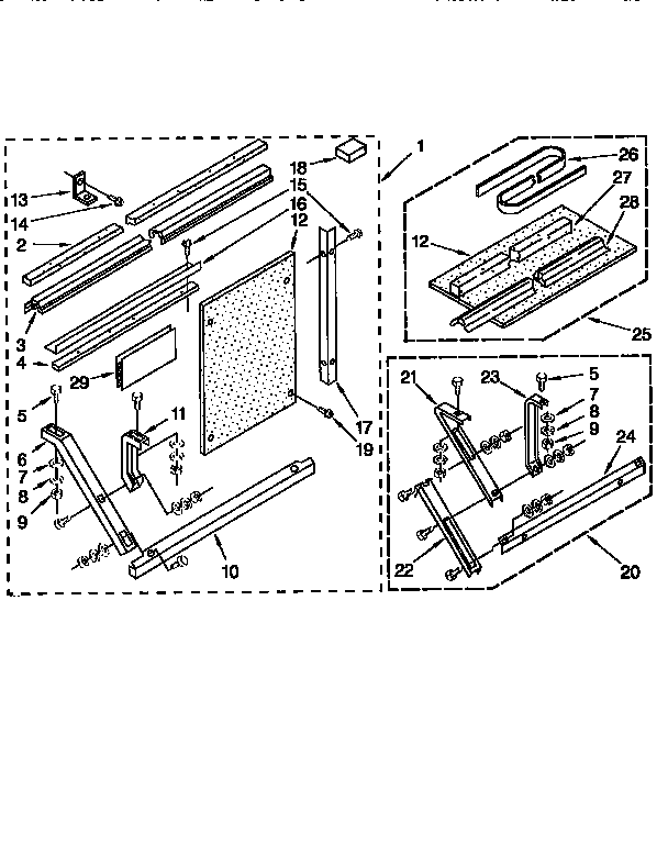 Installation Diagram and Parts List for 1069752571  Kenmore Air Conditioner