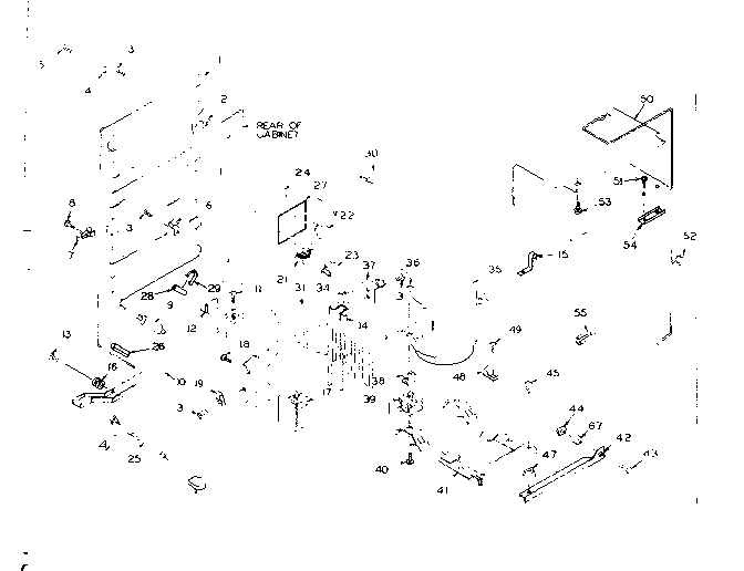 Unit Parts Diagram and Parts List for 106T11A  Kenmore Refrigerator