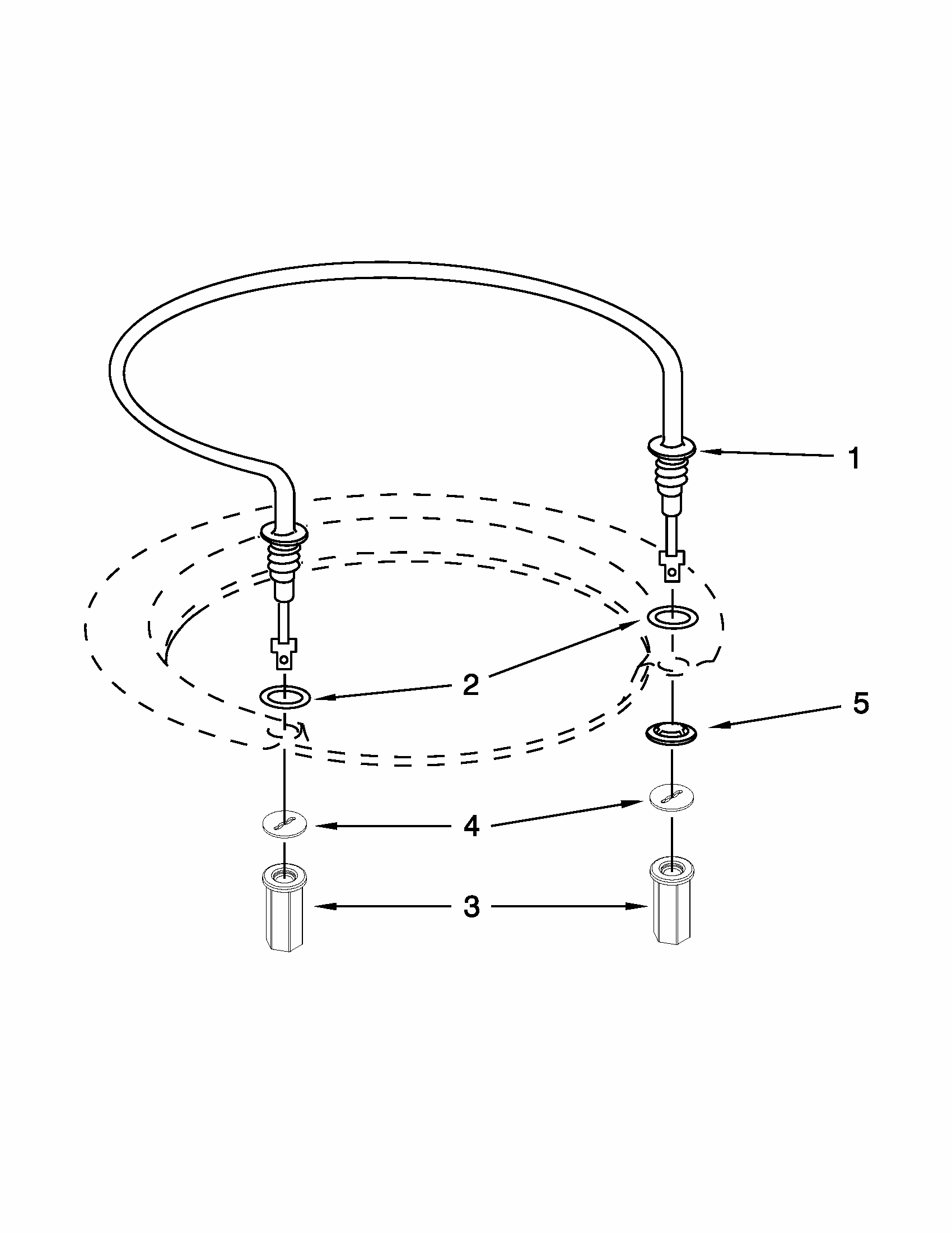 Heater Parts Diagram and Parts List for 66513292K115  Kenmore Dishwasher