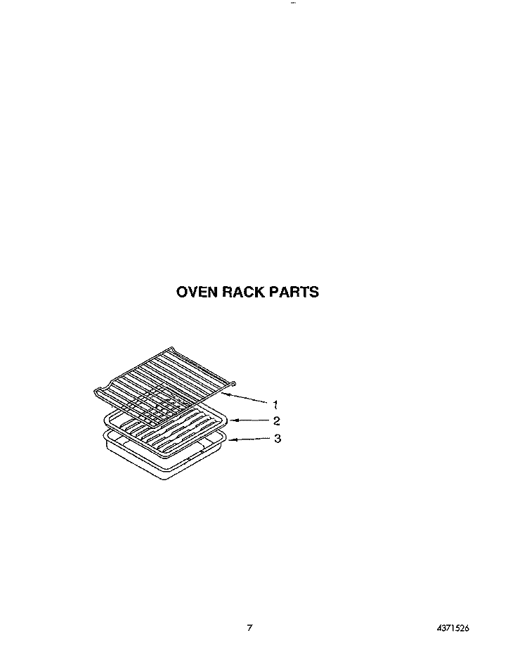OVEN RACK, LIT/OPTIONAL Diagram and Parts List for SF310PEYN0  Whirlpool Range
