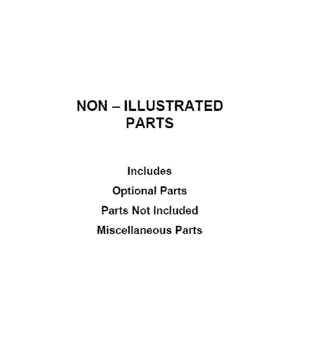Optional parts (not included) Diagram and Parts List for WED8120HW0  Whirlpool Dryer
