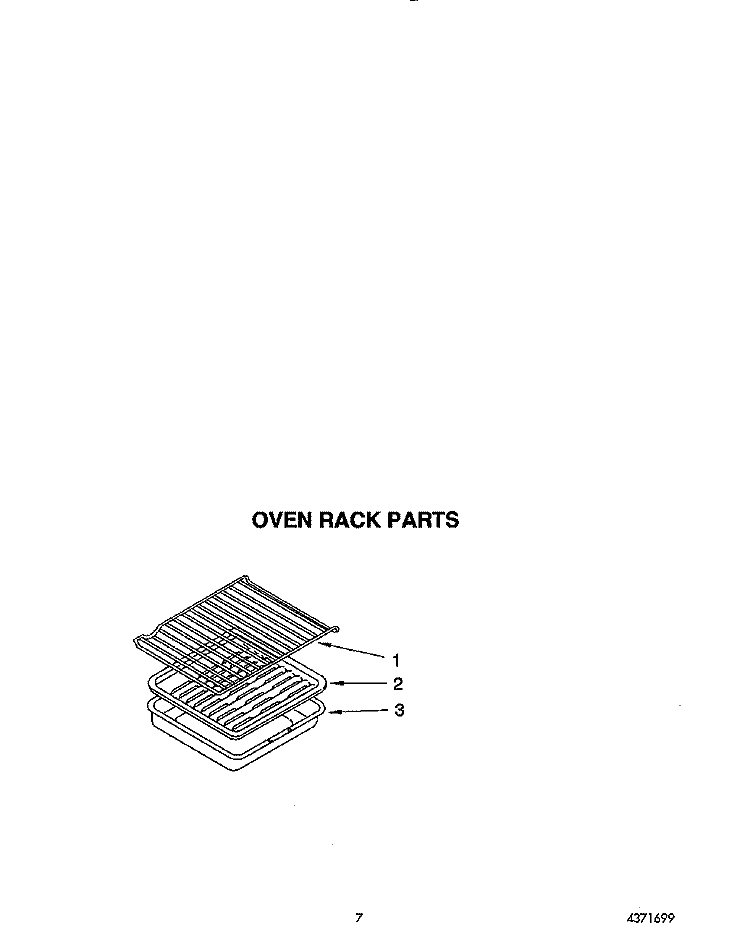 OVEN RACK, LIT/OPTIONAL Diagram and Parts List for SF367PEYN0  Whirlpool Range