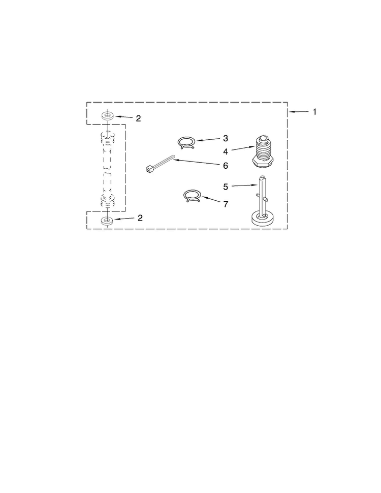 Miscellaneous Parts Diagram and Parts List for 11088732798  Kenmore Washer Dryer Combo