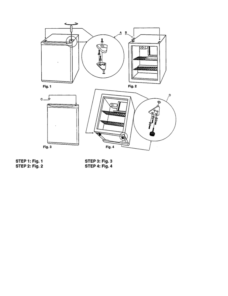 Assembly Instruction Diagram and Parts List for 46197232  Kenmore Refrigerator