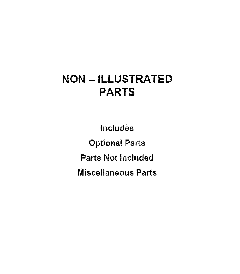 Optional parts (not included) Diagram and Parts List for WOS72EC0HV02  Whirlpool Wall Oven