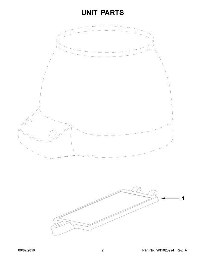 02 - Unit Parts Diagram and Parts List for KCG0799SX0  KitchenAid Blender