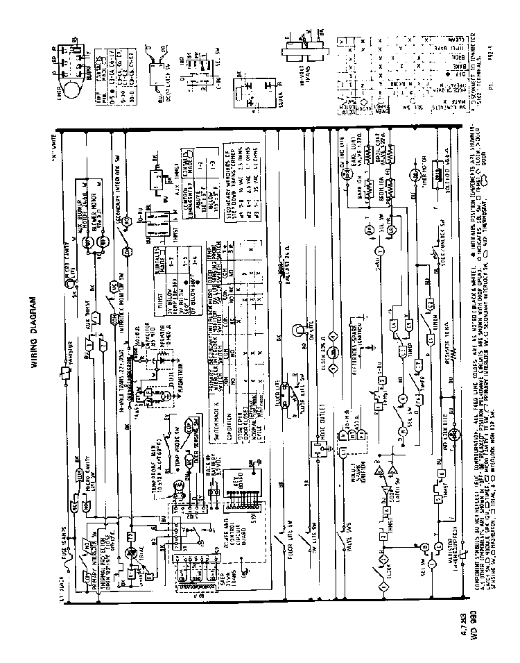 Section 2 Diagram and Parts List for 1893*0A  Roper Range