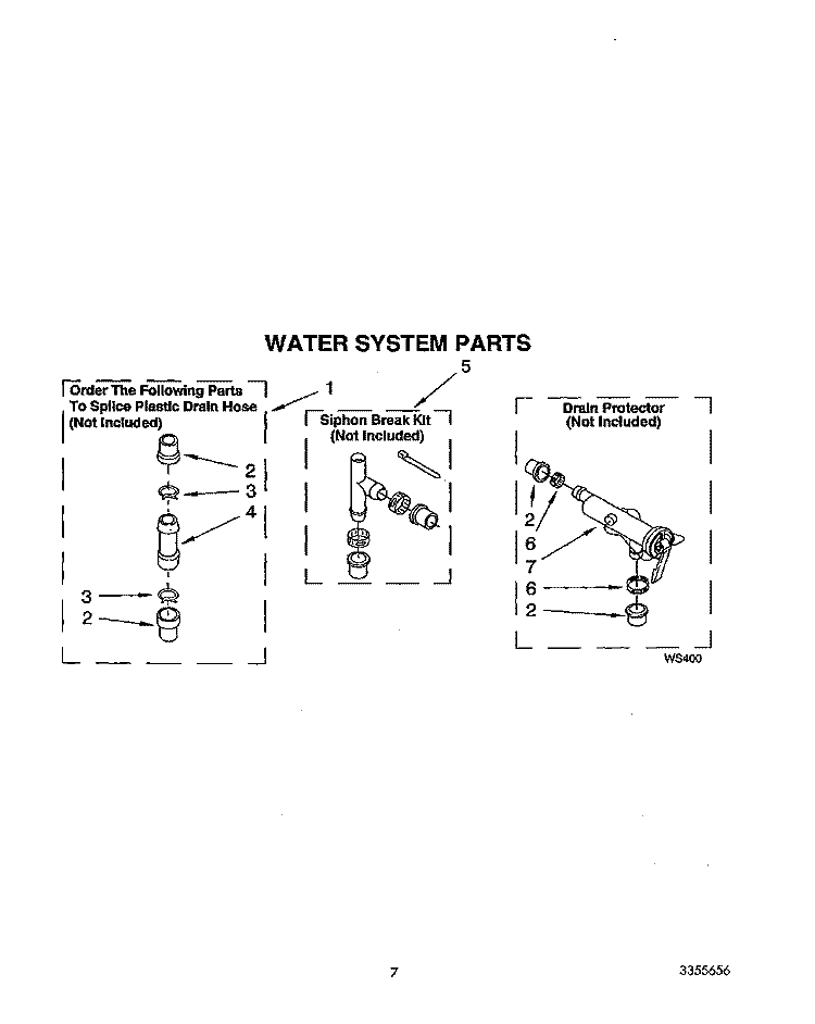 WATER SYSTEM Diagram and Parts List for LA8800XTM1  Whirlpool Washer