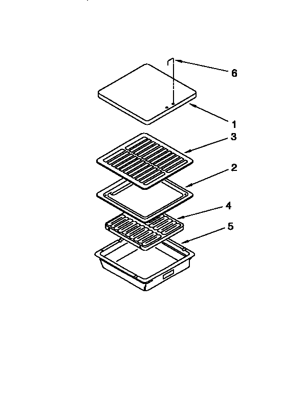 Grill And Griddle Diagram and Parts List for KECG260SHW5  KitchenAid Cooktop